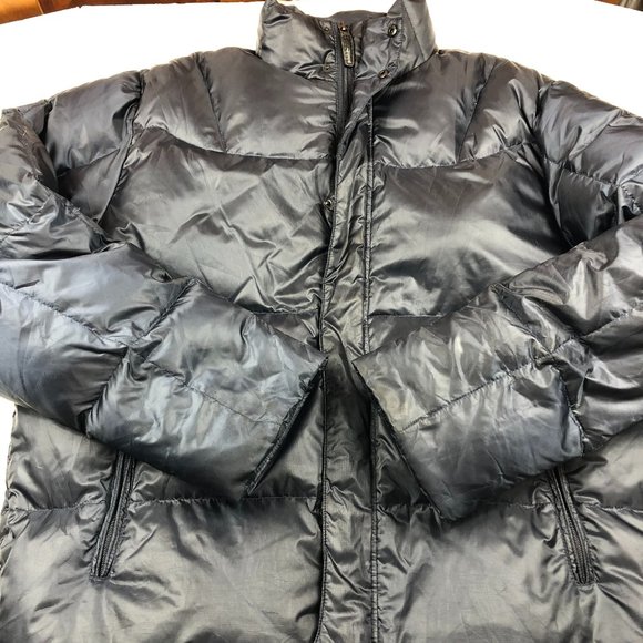SOLD - Tumi Navy Blue Packable Down Puffer Jacket - Picture 14 of 17